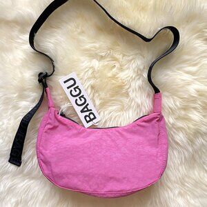 NWT Baggu Small Crescent Bag - Azalea Pink